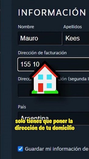 What do I need to put in the Steam Billing Address field? | Buy Steam Games Argentina 2023 #shorts