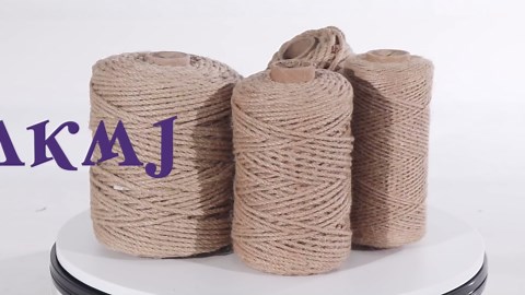 Natural Jute Twine 328ft 4mm,3Ply Twisted Thick Twine Rope Strong Jute String Roll for Crafts Gift Wrapping Gardening Home Decor Bundling Cat Scratching Post