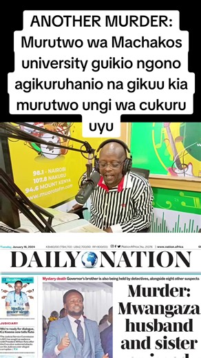 Murutwo umwe wa Machakos university guikio ngono agikuruhanio na gikuu kia muiritu marari ndugu wa thukuru uyu. #NdamaNjeru #Magathiti