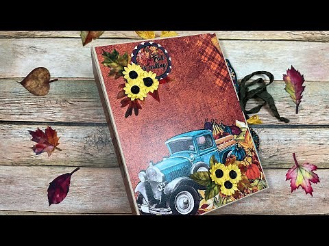 Country Craft Creations Design Team Mini Album Tutorial: Majestic Dreams and Autumn Orchard Papers