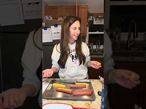 Let’s make Crescent Roll Hot Dogs! #cooking #momlife