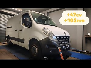 Renault Master 2.3 DCI 100cv Reprogrammation Moteur @ 148cv Digiservices Paris 77 Dyno