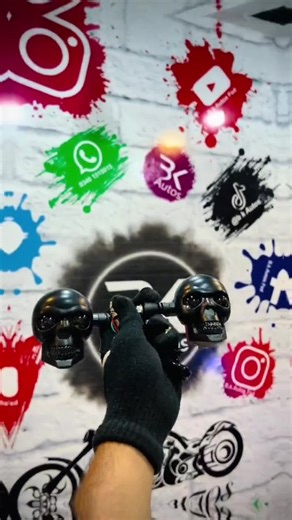 Unique Skull LED Indicators for Motorcycles