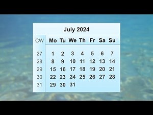 July 2024 Calendar
