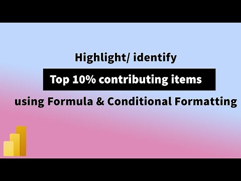 Find Top N% of Highest values using Formula/Conditional Formatting in Excel | MiTutorials