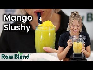How to make a Mango Slushy in a Vitamix Blender! | Recipe Video