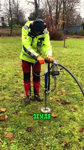 They inject air into the ground and the dead field comes to life in a day 🤯🌱💨