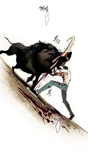 He killed a boar with his bare hands and he killed me with a smile 😊💘 #romance #manhwa #drama