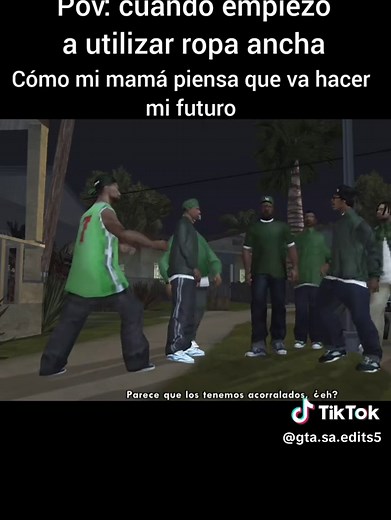 Exploring Grove Street in GTA San Andreas