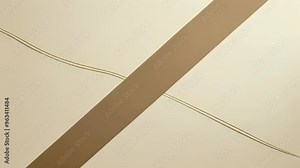 Abstract Background Animation with Curved Lines and Two Tones of Beige