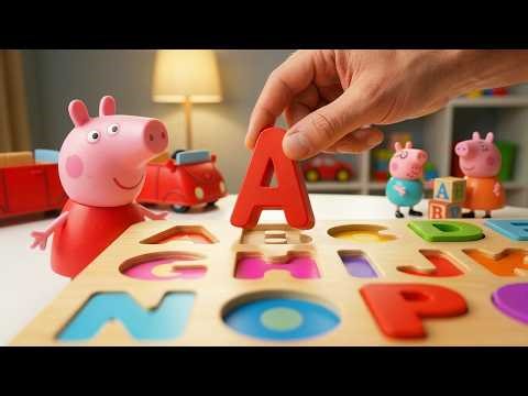 Peppa's ABC Puzzle Gets a Surprise Twist! 🧩 Learn & Share