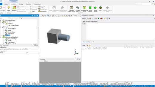 19 Mesh _ Automate the boring stuff in Ansys Mechanical _ Ansys Python Scripting