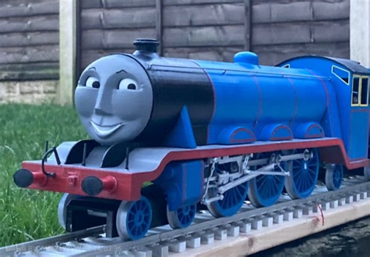 通过3D打印手搓组装1比例（1/32）大比例的高登Gordon蒸汽机车模型视频搬运～托马斯和他的朋友们～铁道鐵道鉄道轨道交通火车迷Steamlocomotive