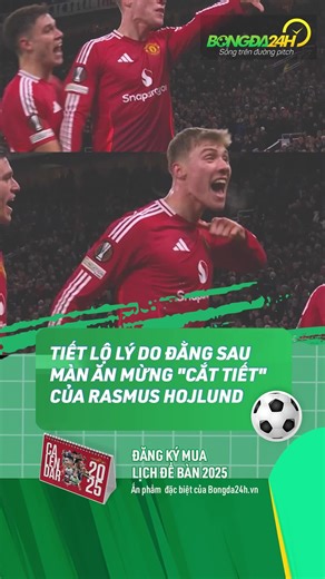 Rasmus Hojlund: Phân tích ăn mừng đặc biệt