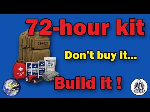 72-Hour kit - BUILD it don't BUY it! - Sunday Night Ragchew Ep.106