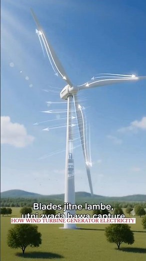How Wind Turbines Generate Electricity So Efficiently#windturbine #windmill #windenenergy