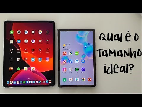 Tablet: Qual é o tamanho ideal, 12,9" ou 10" polegadas? (iPad, iPad Pro, Galaxy Tab)