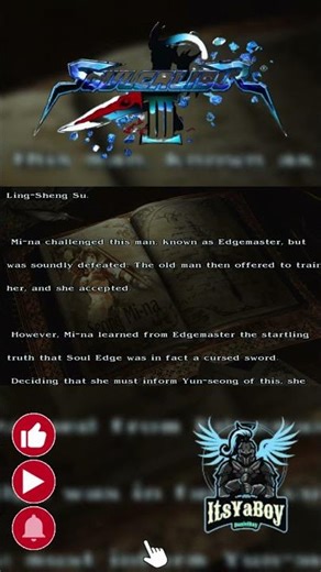Seong Mi-Na ToS Introductory! #soulcalibur #soulcalibur3 #shorts