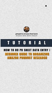 ✨ FREE Tutorial Alert ✨ Paano nga ba namin ginagamit ang Google Docs at Excel as Amazon VA?🤔 This video will show you step by step. ✔️ Ano ang ilalagay sa bawat column ✔️ Paano i-organize ang Amazon product research ✔️ Common mistakes na iniiwasan namin bilang Product Researchers Kung goal mo na magmukhang client-ready kahit beginner pa, this video is for you. Follow our socials for more tips and tutorials: 📌 𝗬𝗼𝘂𝗧𝘂𝗯𝗲: 𝗗𝗲𝗽𝗲𝗱 𝘁𝗼 𝗔𝗺𝗮𝘇𝗼𝗻 𝗥𝗲𝗮𝗹 𝗤𝘂𝗶𝗰𝗸 https://www.youtube.