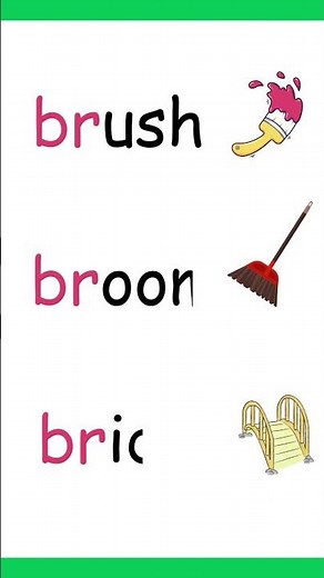 Reading Consonant Blending / Bl - Br / -- Enriching Children's Reading & Vocabulary Skills
