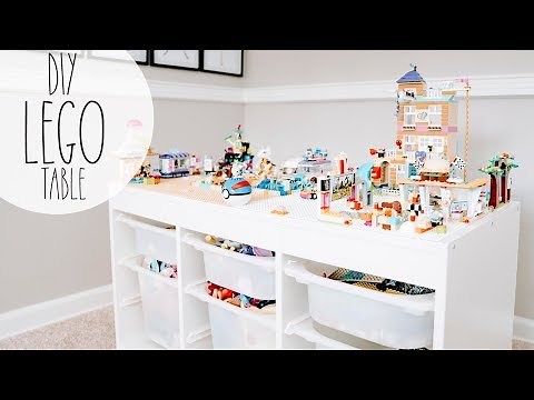 How To Make A LEGO Table // IKEA TROFAST