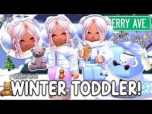 Cutest Cozy TODDLER GIRLS WINTER HOLIDAY OUTFIT Tutorials For Berry Avenue!