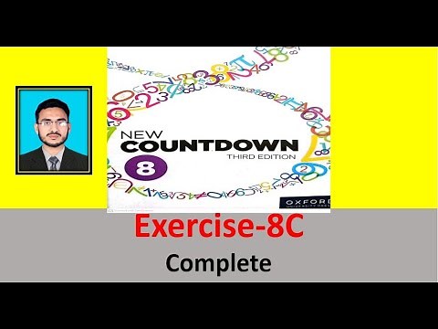 Class 8 Math Exercise 8C || New Countdown third edition class 8 || Oxford university class 8 math