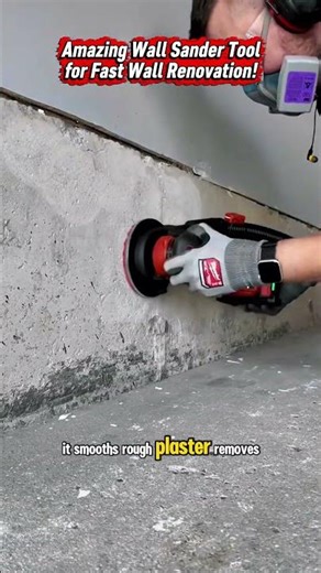 Amazing Wall Sander Tool for Fast Wall Renovation! #shorts #tools #usa