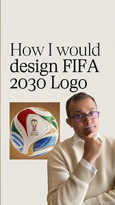 2030 FIFA World Cup logo concept — 100th anniversary trophy design