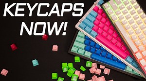 Watch Gaming Brand Keycap Set Comparison on Amazon Live