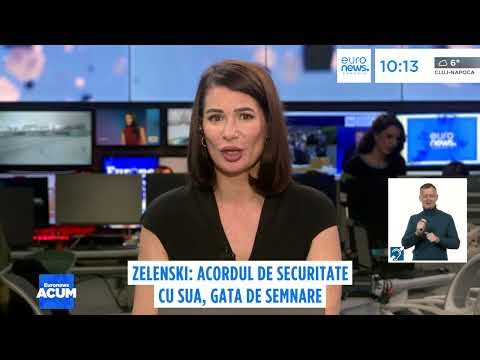Zelenski: Acordul de securitate cu SUA, gata de semnare
