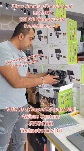 🔥 Crazy Sales on Solar 4G & Spy Cameras – Unbeatable Prices! Say NO to theft – secure your home, office & property with smart surveillance solutions. 🔒 Top Picks: ✅ Solar 4G Camera (3 Lens / 3 View) – Only Rs 2,950 - Free Memory Card 128 GB- Free Delivery • Works anywhere, even without electricity ☀️📶 • Wireless, eco-friendly & easy to install 💡 ✅ Spy Cameras – Starting from Rs 2,500 • Compact, discreet & powerful 🎥🕵️ 💥 LIMITED STOCK – Don’t Miss Out! 💥 💳 Flexible Financing Available vi