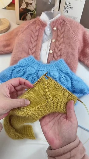 How to add a needle to the sweater 🧶😍 #knitting #diy #fyp