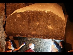 Giant Underground Stone Boxes Near The Pyramids In Egypt