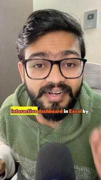 Don't Create Manual Dashboard in Excel‼️Instead Use Amazing Trick #excel #exceltips #shorts