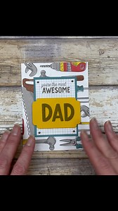 Learn how to turn your patterned papers into a standard sized card! And I have 2 different templates you can use in your card making. The cards feature the Trusty Tool Bundle and Designer Series Paper from Stampin' Up! However, keep in mind you can use any supplies you have on hand with these card designs. Watch the full video at "Masculine Card Making with Patterned Paper - 4 Ways" on YouTube #stamptasticdesigns #stampinup #cardmaking #masculinecards #patternedpaper #trustytools | Stamptastic D