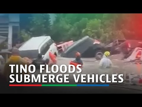 100,000 flee Tino; floods submerge vehicles | ABS-CBN News