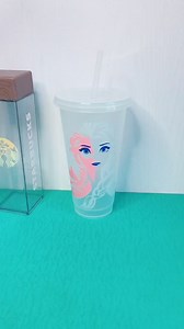 6.3K views · 119 reactions | Color changing frozen cup. Till the end#frozen #frozen2 #disneyprincess #elsa #colorchangingcups #customtumbler #christmasgiftideas #smallbusiness | Sugar Milk Angel | Facebook