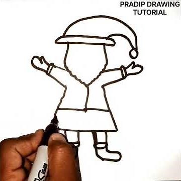 How to Draw Santa Claus Step by step| Christmas Drawing| Santa Claus Drawing|Merry Christmas Drawing