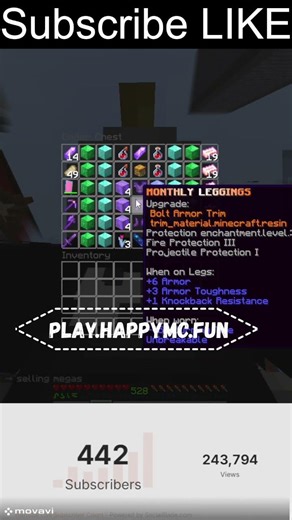HappyMC Monthly Progress – Full Set Showcase! #minecraft #viral #trend #shorts #shortfeed #happymc