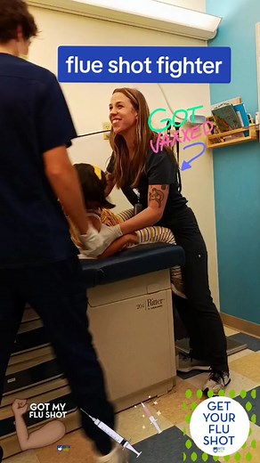 thank you to the wonderful medical staff at dornbeckers children hospital in giving you daughter her flue shot. @Donnie Wilson @Nightshade Wolf @Exotic