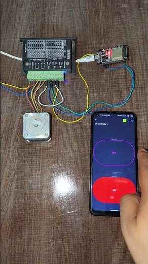 📱 Control a Motor from Your Phone! #arduino#diy #PLCController