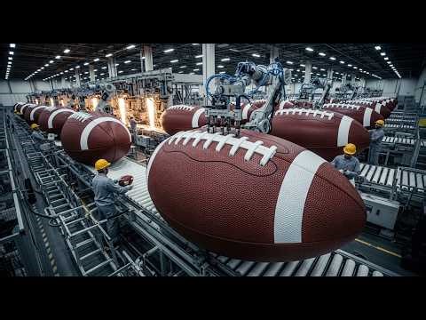Inside $10B Process | Inside the World’s Biggest NFL Factory | 500,000 Footballs a Year