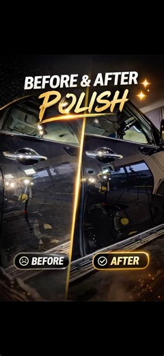 From Scratched to Mirror Finish! Car Polish Magic🔥