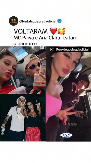 MC Paiva e Ana clara reatam o namoro 2024