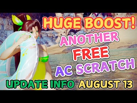 [PSO2 NGS] Big Boost! - Another Free AC Scratch! - Update Info 8-13-2025
