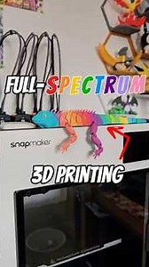 Full-spectrum 3D printing is here🌈 #3dprinting #snapmaker #bambulab #tips #tutorial #howto #guide