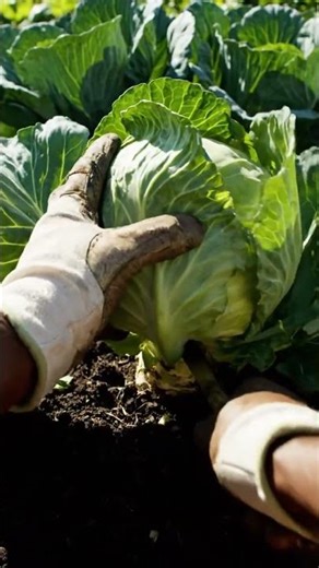How to Harvest Cabbage Properly | Easy Tips for Fresh & Healthy Cabbage #cabbageharvest