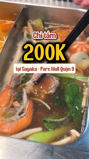 🔥 CHỈ HƠN 200K "OANH TẠC" LẨU NƯỚNG NHẬT BẢN TẠI QUẬN 8! 🥩 Ghé ngay Sayaka Parc Mall trải nghiệm công nghệ Nướng 3 KHÔNG (Không khói - Không cháy - Không dầu mỡ) độc quyền. BÃO QUÀ TẶNG THÁNG 1: 🎁 FREE NƯỚC NGỌT: Áp dụng T2 - T6 (10g - 17g). 🎁 GIẢM 20%: Cho Hội viên vào thứ 4 hàng tuần. 🎁 GIẢM TỚI 50%: Cho chủ tiệc có sinh nhật trong tháng. 🎁 GIẢM ĐẾN 15%: Cho nhóm đông đặt tiệc Tất Niên. Menu 26 món Bò - Hải Sản - Lẩu 2 ngăn & Kem tươi không giới hạn đang chờ bạn!. 👇 Cmt "ĐẶT BÀN" để giữ