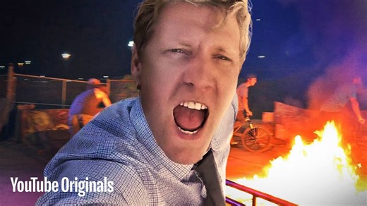 I built a flaming BMX park with Colin Furze! 🔥